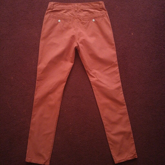 Men's Topman Vintage Skinny Orange Pants 30x32 - Picture 2 of 5